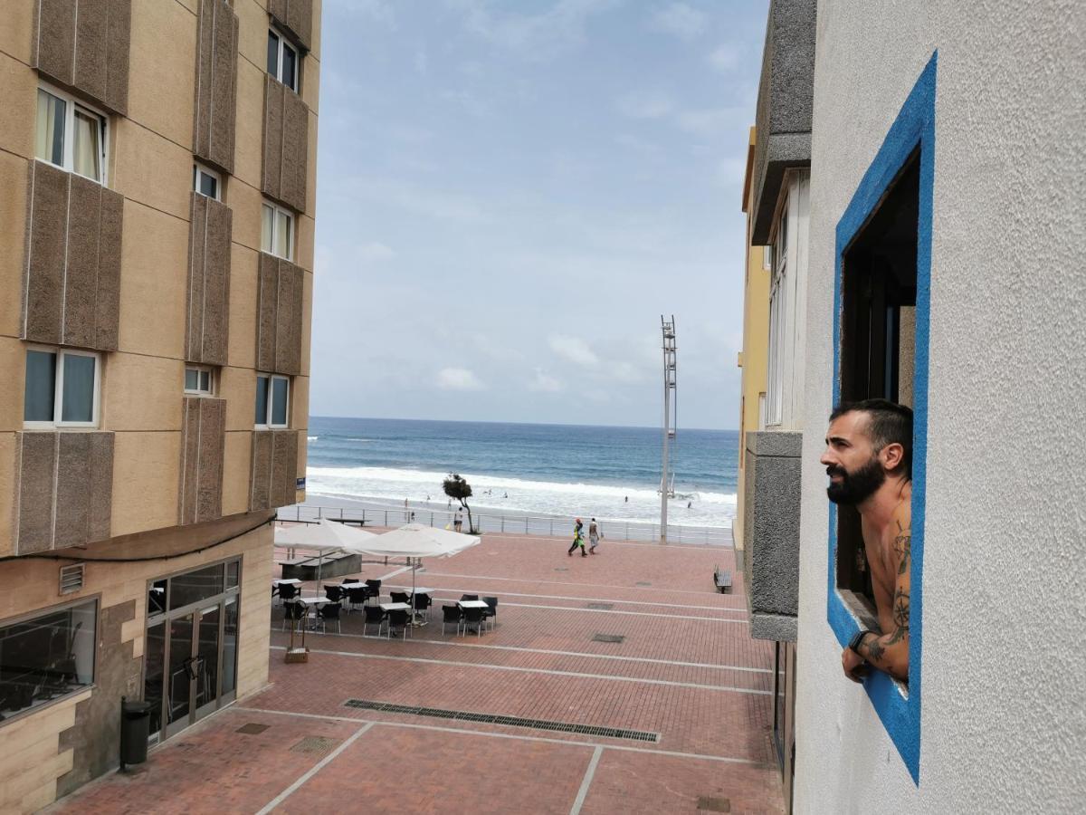 La Ventana Azul Surf Hostel Лас-Пальмас-де-Гран-Канария Экстерьер фото