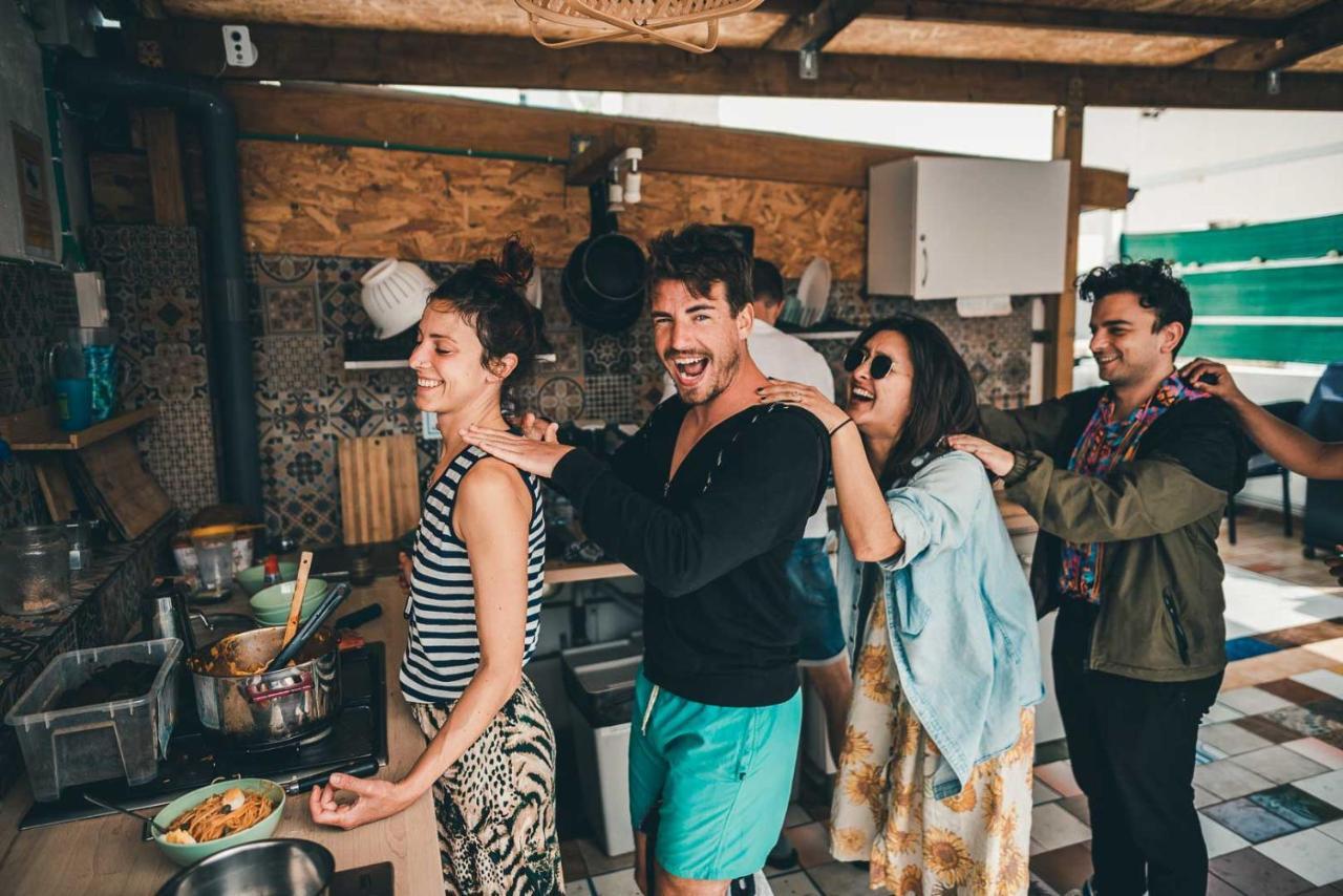 La Ventana Azul Surf Hostel Лас-Пальмас-де-Гран-Канария Экстерьер фото